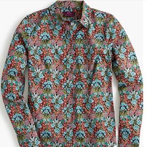 NWOT J.Crew Perfect Shirt in Liberty Primrose Floral – Size 4